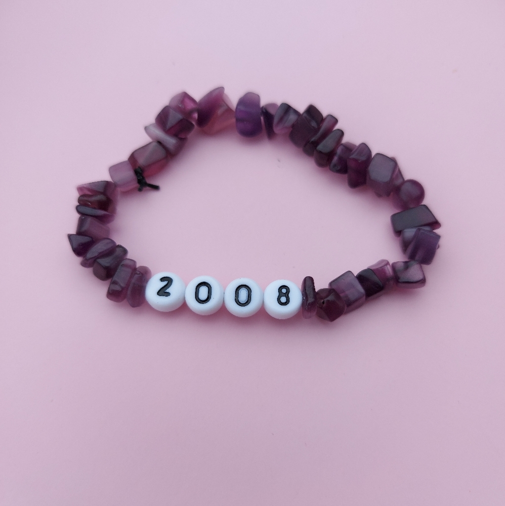 2008 Amethyst Handmade Bracelet